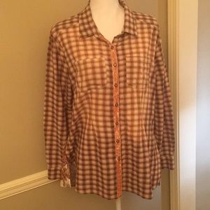 Aratta plaid long top